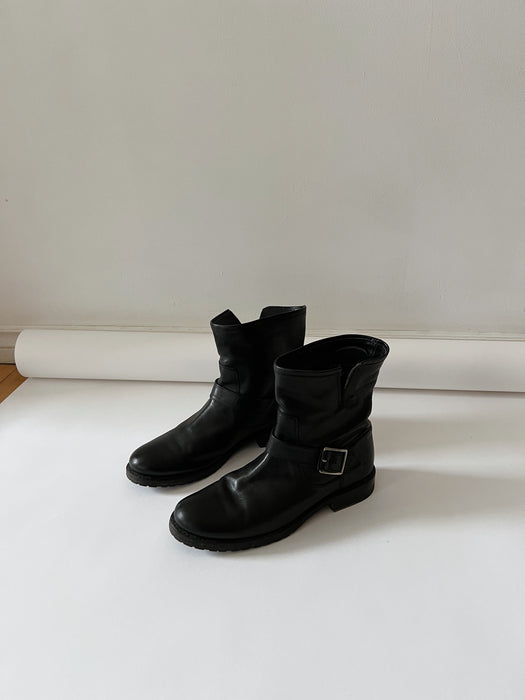 Black Leather Frye Boots | 9/9.5