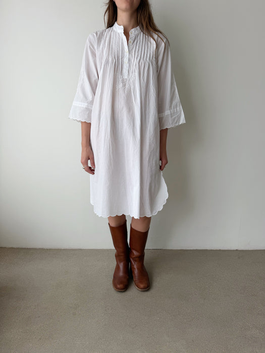 White Cotton Nightgown | M/L