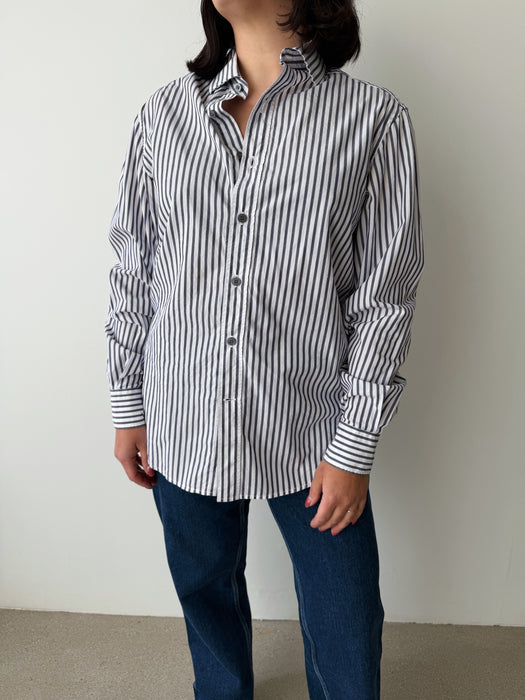 Striped Button Up | M