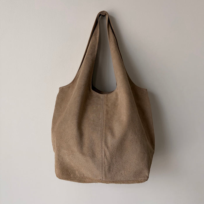 Giannina Suede Leather Shoulder Bag