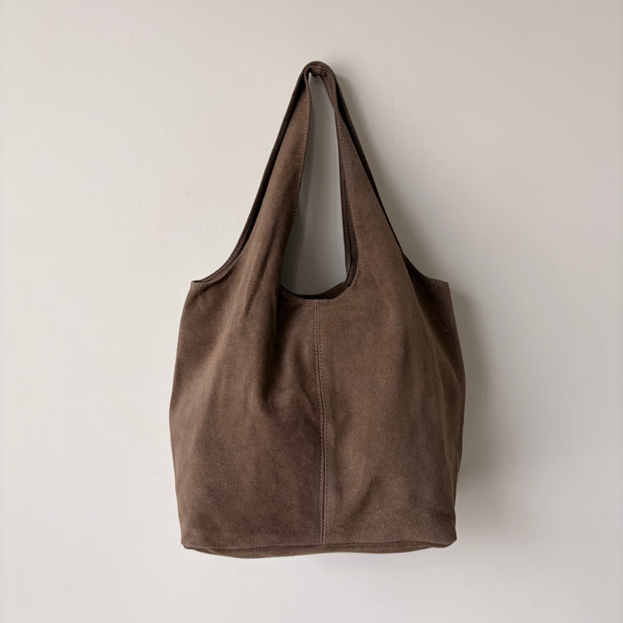 Giannina Suede Leather Shoulder Bag