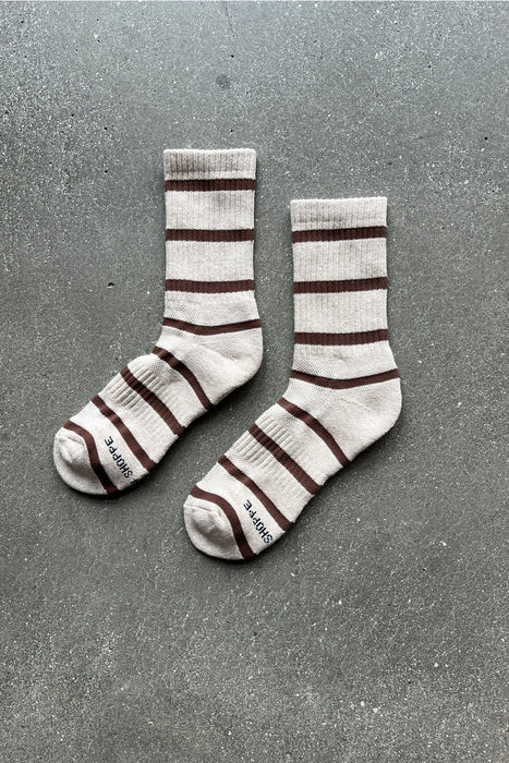 Le Bon Shoppe Striped Boyfriend Sock