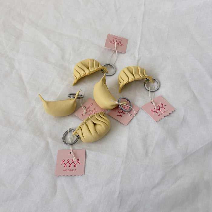 Melo Melo Handcrafted Leather Dumpling Keychain