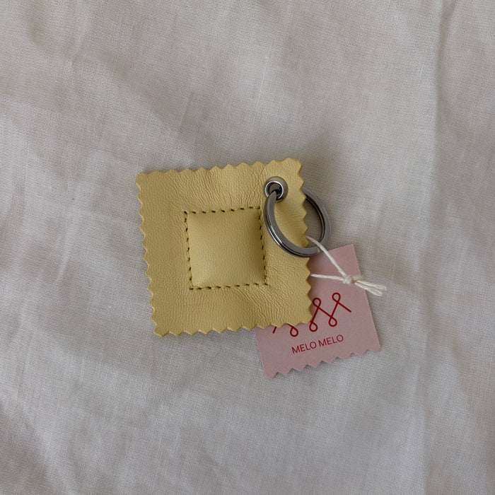 Melo Melo Handcrafted Leather Ravioli Keychain
