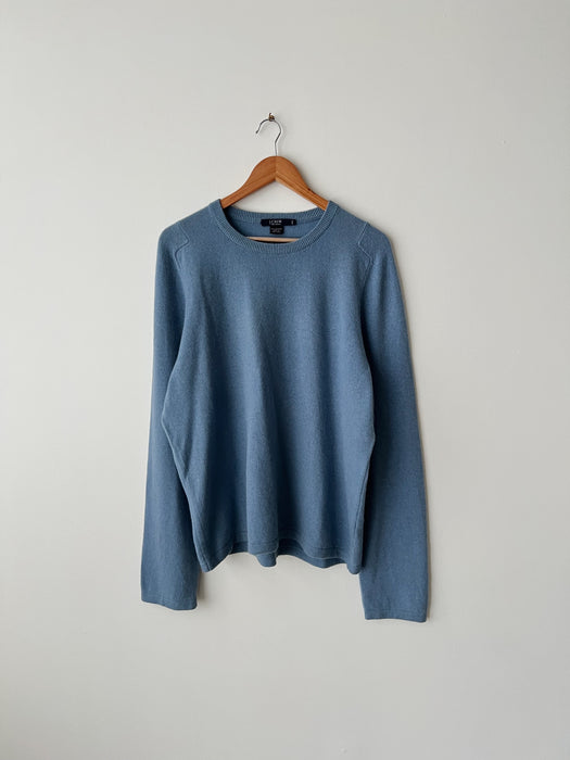 Sky Blue Cashmere Sweater | XL