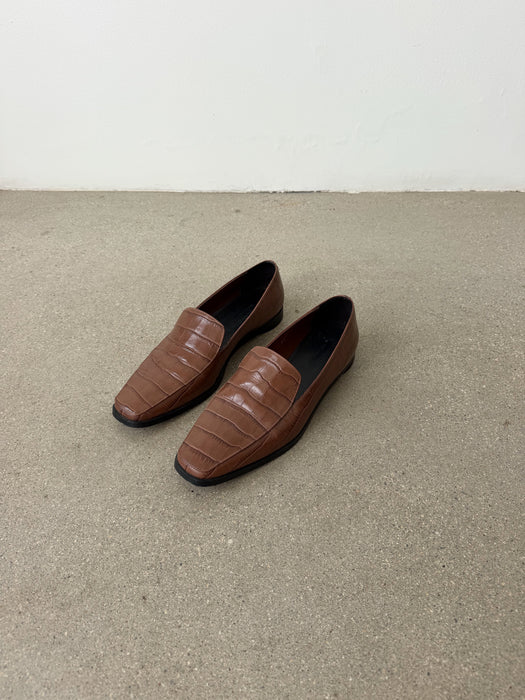 Brown Leather Loafers | 9.5
