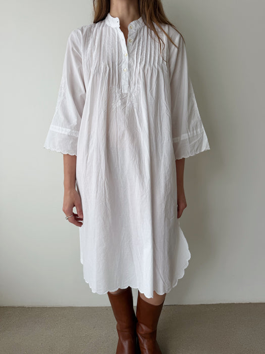 White Cotton Nightgown | M/L