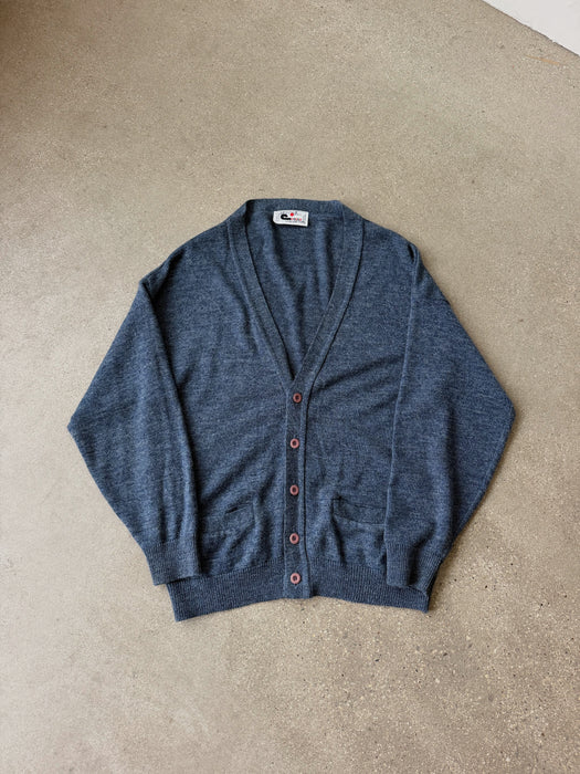 Heather Blue Cardigan | XL