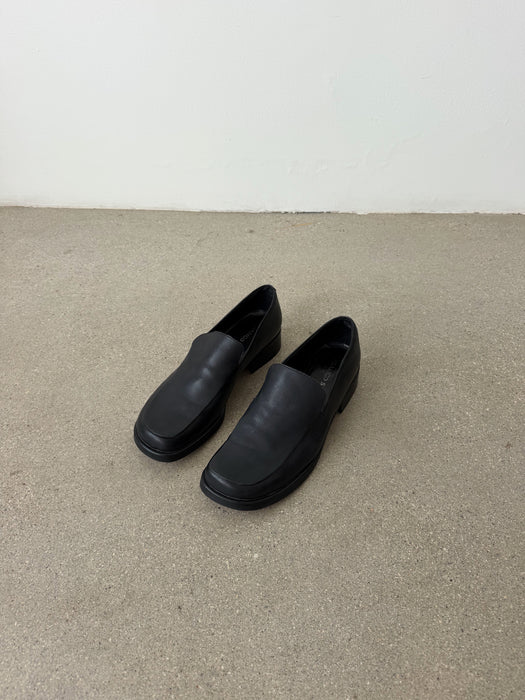 Black Leather Loafer | 8.5