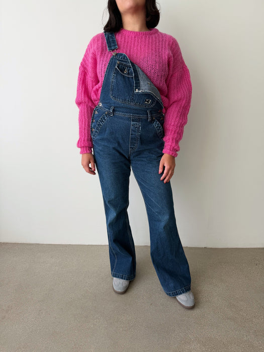 Hot Pink Wool Knit Sweater | L