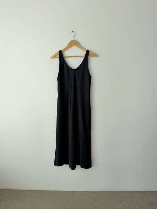 Black Slip Dress | M/L