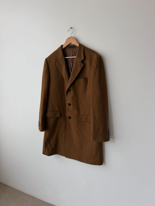 Brown Cashmere Coat | L/XL