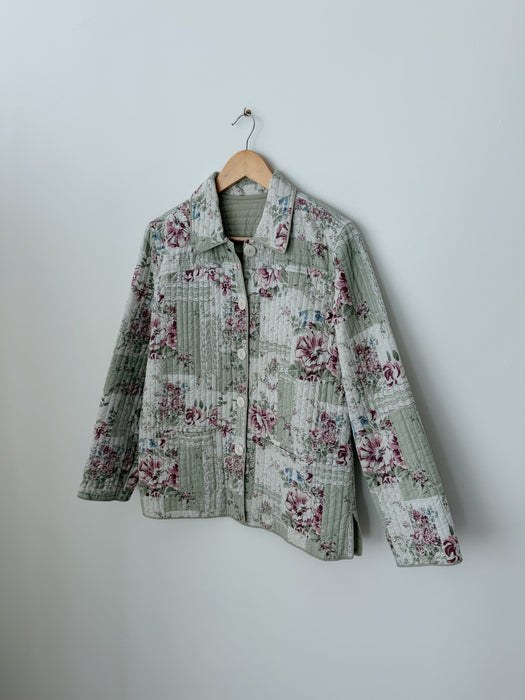 Floral Quilt Reversible Jacket | S