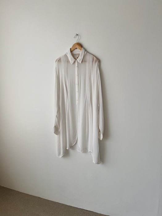 Ecru Chiffon Blouse | M/L