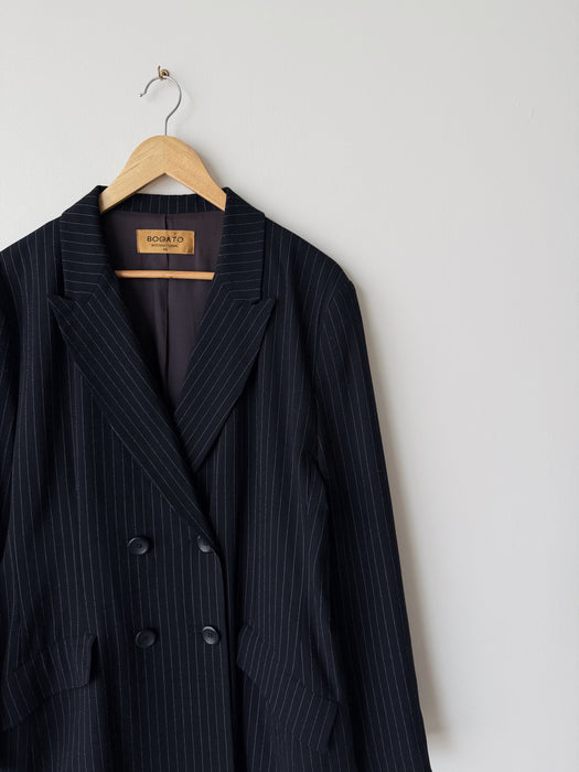 Pinstripe Blazer | L