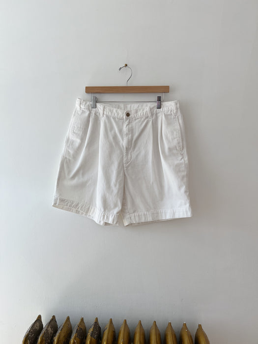 White Trouser Shorts | 34