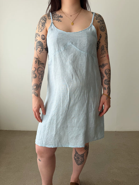 Sky Blue Slip Dress | M