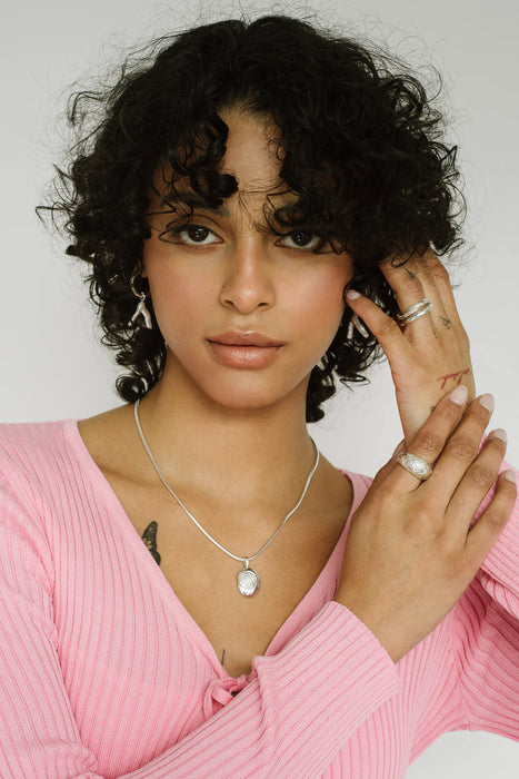 Kara Yoo Sand Nautilus Necklace