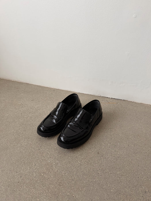 Black Patent Loafers | 7.5