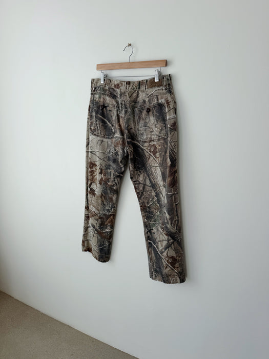 Distressed Real Tree Camo Pants | 34