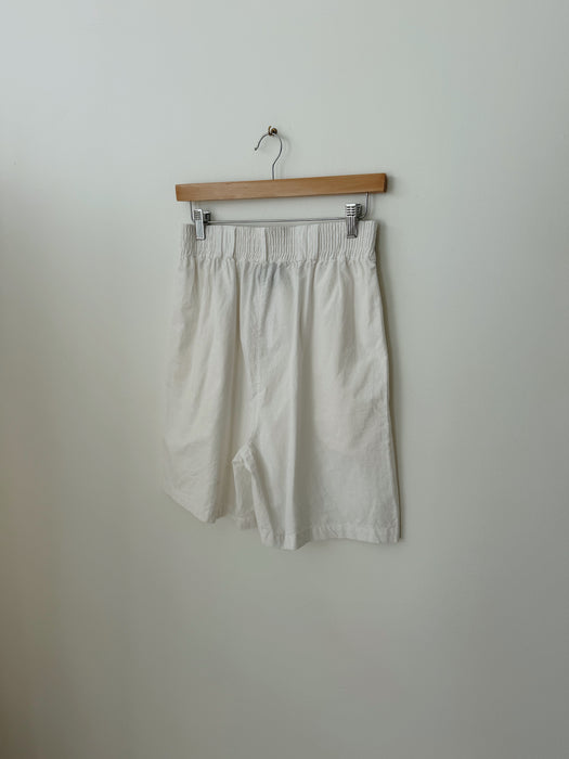 White Trouser Shorts | 28