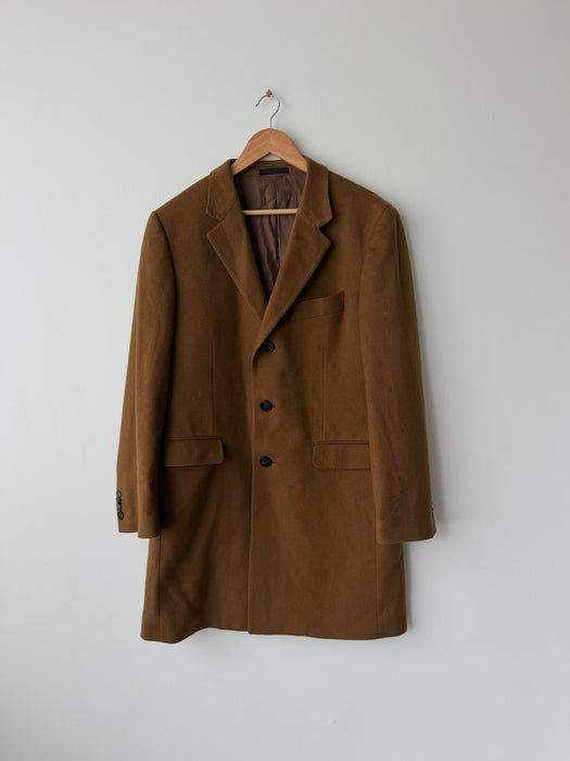 Brown Cashmere Coat | L/XL