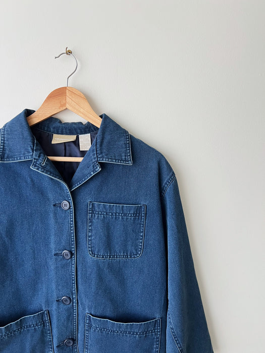 Dark Wash Chore Coat | S