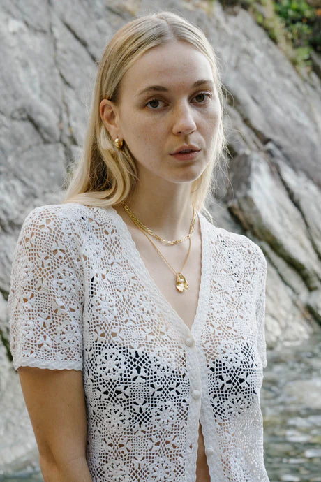Kara Yoo Oyster Shell Necklace