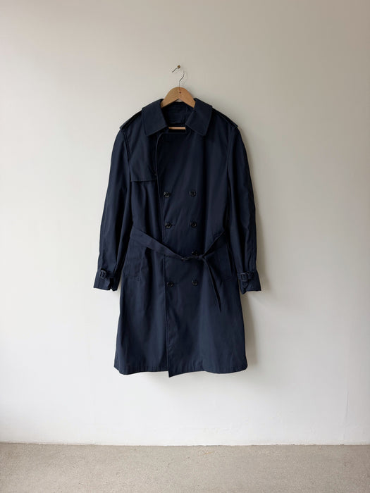 Navy Trench Coat | XL