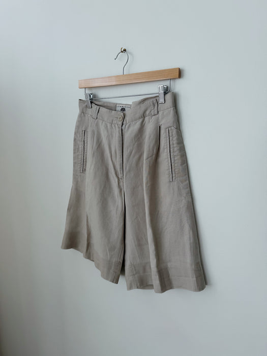 Linen Trouser Shorts | 28