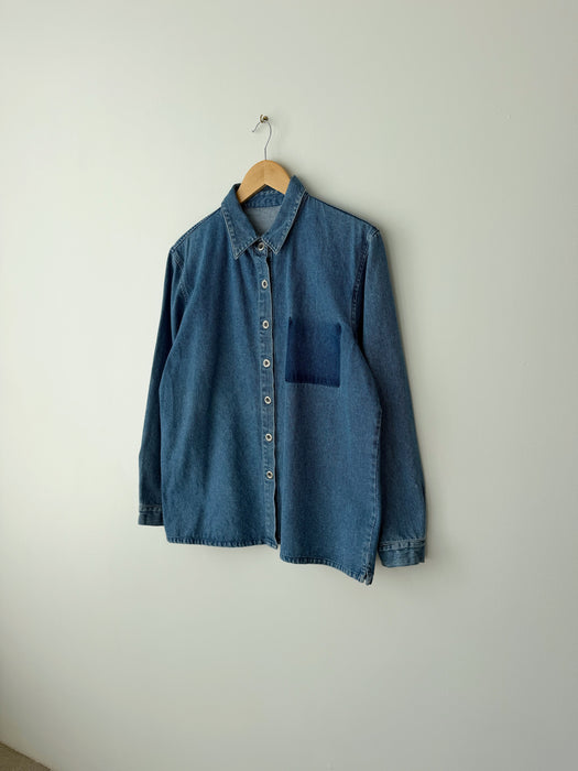 Denim Button Up | L