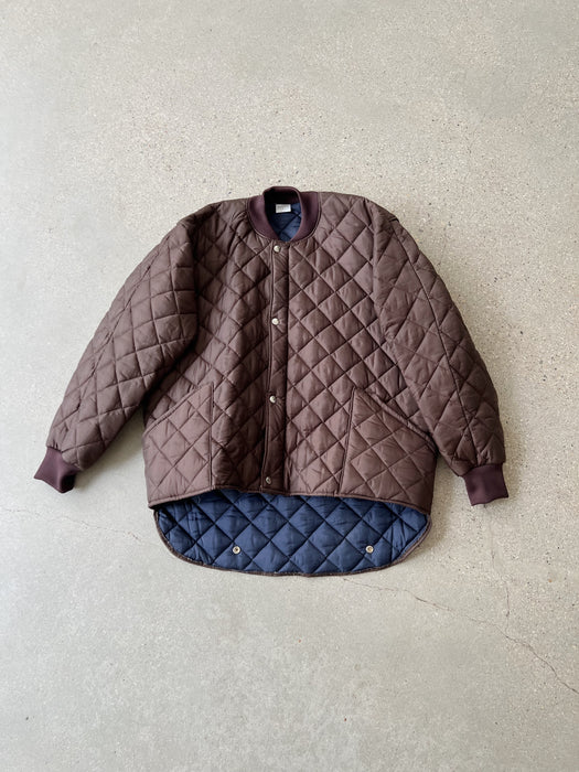 Brown Quilted Jacket | L/XL