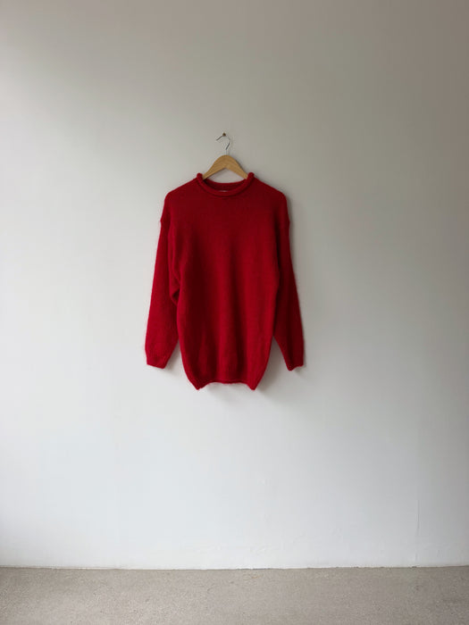 Cherry Mohair Sweater | M