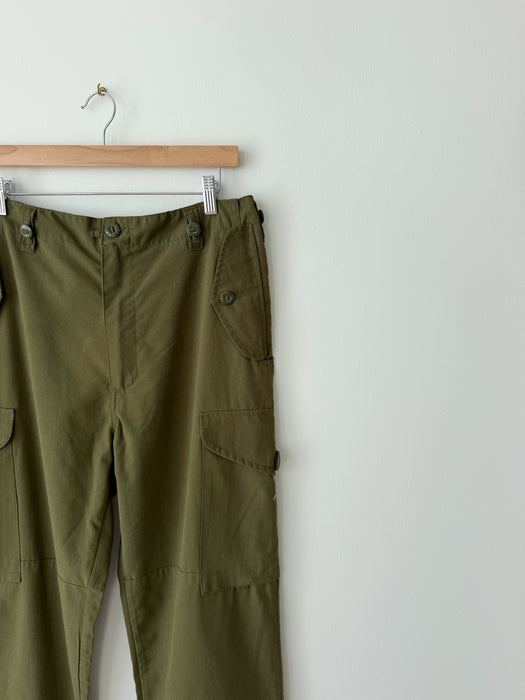 Olive Cargo Pants | 30