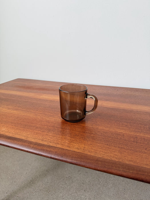 Smoked Glass Mug Set | Set of 4