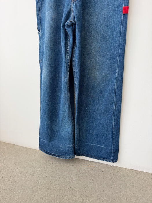 Dark Wash GWG Denim Overalls | L/XL