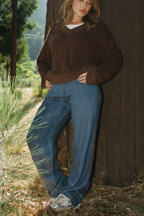 LA Relaxed Linen Track Pant