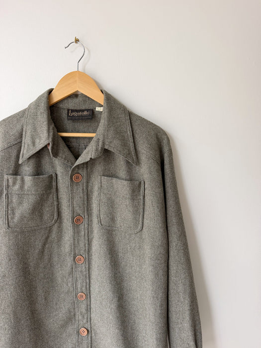 Grey Wool Flannel | S/M