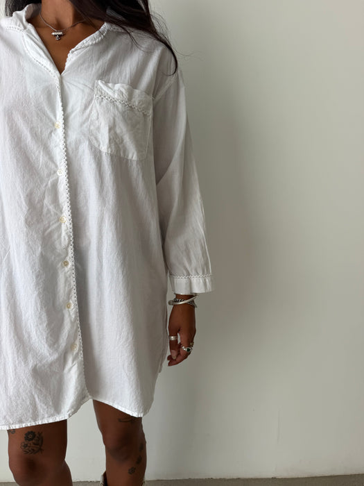 White Cotton Blouse | L