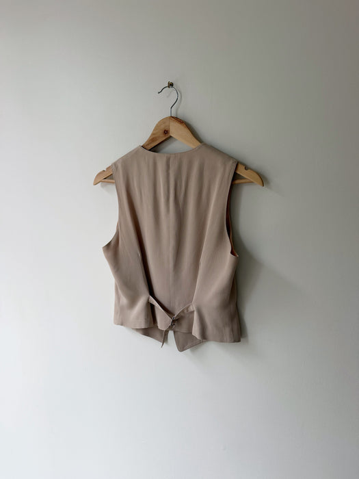 Taupe Vest | XS/S