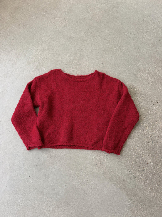 Jam Mohair Cropped Sweater | M/L