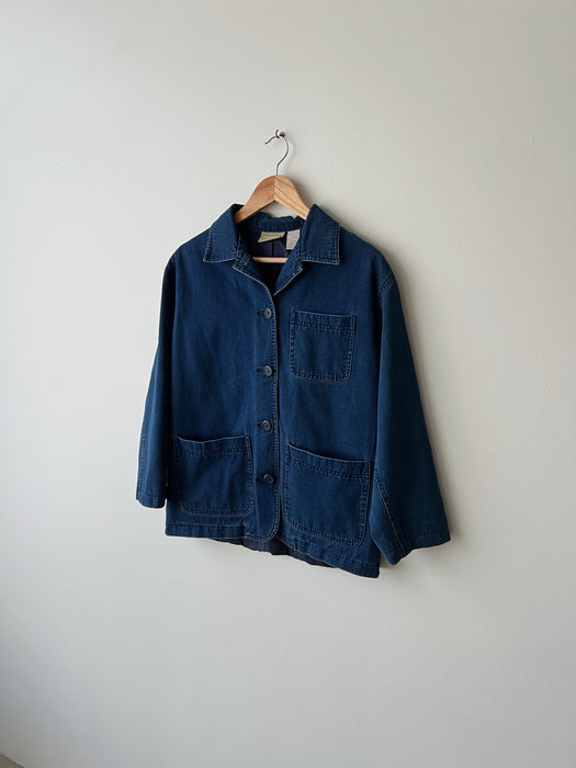 Dark Wash Chore Coat | S