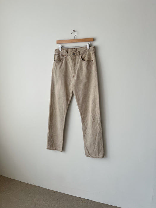Beige Levi’s 501 Denim | 30