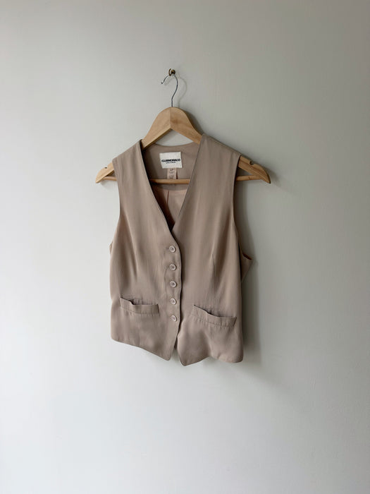 Taupe Vest | XS/S