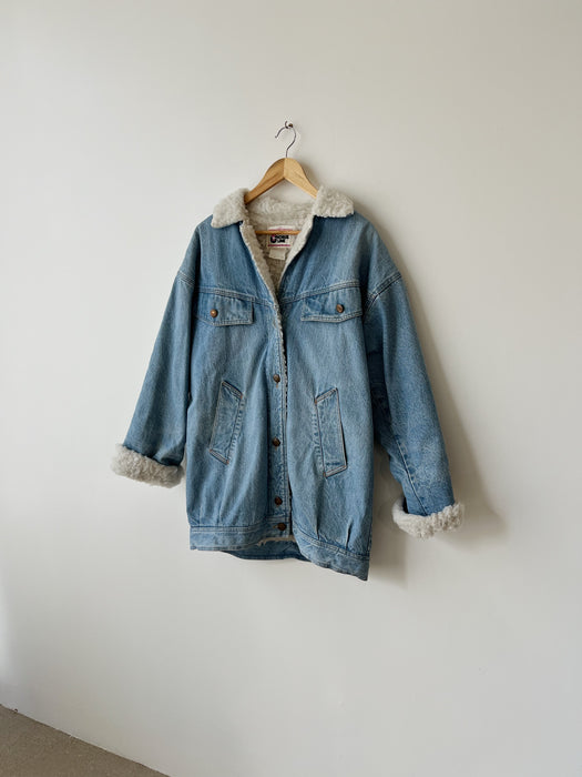 Denim Sherpa Jacket | L/XL