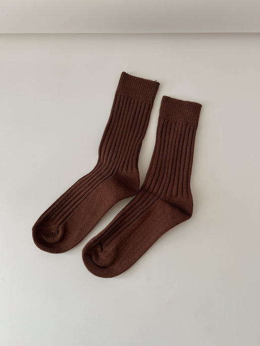 Billy Bamboo Ribbed Cotton Socks