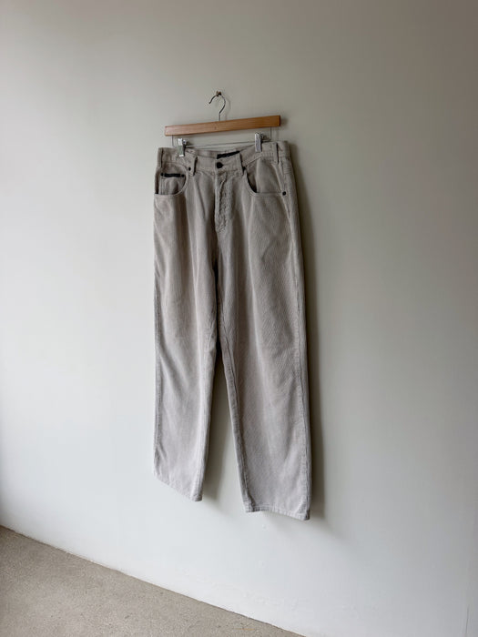 Beige Corduroy Pants | 31
