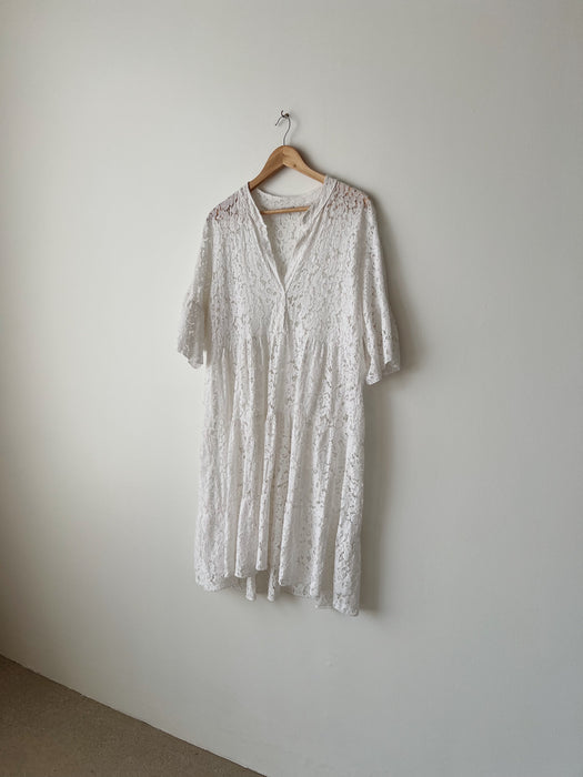 White Lace Dress | L