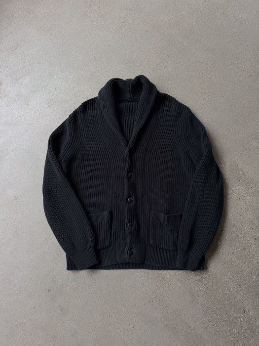 Black Knit Cardigan | M