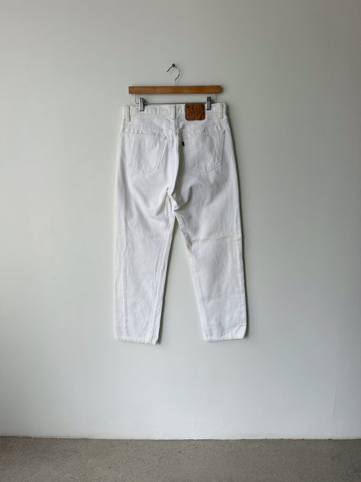White Levi's 501 Denim | 32